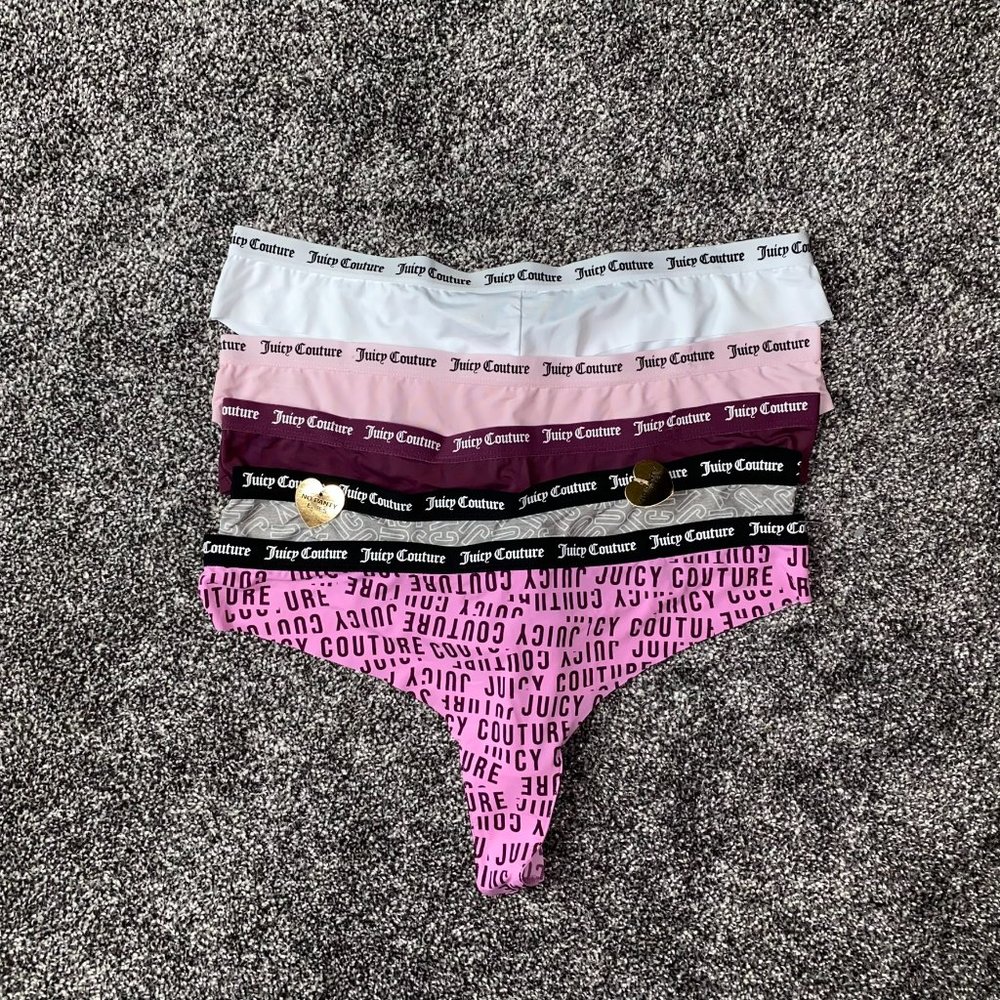 NWOT Juicy Couture No Panty Lines Thong Panties Size XL